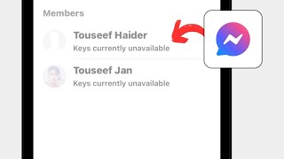 How To Fix Keys Currently Unavailable On Messenger  Messenger Keys Currently Unavailable [upl. by Sixla827]