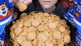 ASMR Frosted Flakes Pokemon Graham Cookie Cereal Mukbang  Eating Sounds [upl. by Ameekahs401]