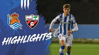 HIGHLIGHTS  2ª RFEF  J21  Real Sociedad C 1  1 Arenas Club  Zubieta [upl. by Nrubliw]