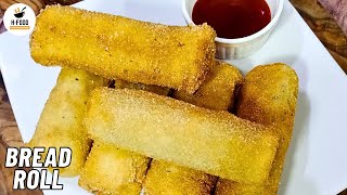 Crispy Bread Roll Recipe By H FOOD  Potato Bread Roll [upl. by Sregor]