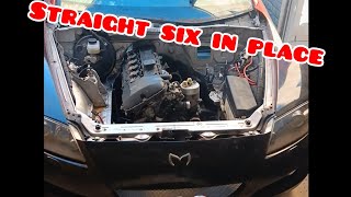 Time Attack straight six RX8 build Ep1 Engine placement [upl. by Kallick474]