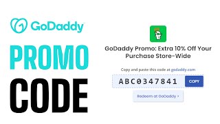 Godaddy Promo Codes  TOP 3 DISCOUNTS 2024 [upl. by Shute]