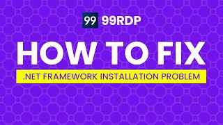 How to fix Net Framework Installation Error On Windows OS [upl. by Naujuj]