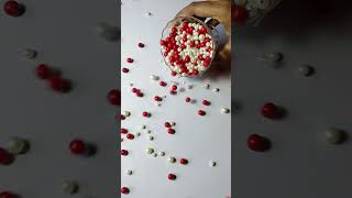 Bowl of beads ❤️🤍 youtube satisfying umbrellalove yt art nurserylive diycrafts kidslive [upl. by Neelrahc472]