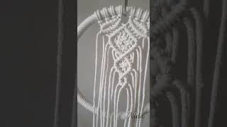 How To Make Macrame Dream Catcher shorts [upl. by Iilek720]