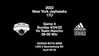 Game 4 Finley NY Jayhawks 3SSB Live II Spartanburg April 24th 2022 [upl. by Barbette]