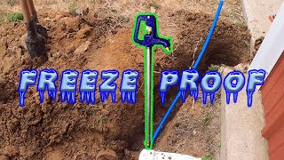 How Does a Frost Free Yard Hydrant Work Watch This Install [upl. by Thorstein]