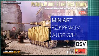 Miniart 135 PzKpfwIV AusfG Late  AusfH Early 35333 Review [upl. by Yeldarb]