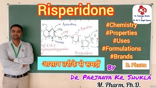 Risperidone  Antipsychotics  Tranquilizers  Pharmaceutical Chemistry  D Pharm [upl. by Gelasius]