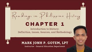 RPH Chapter 1 Introduction to History Part 1 [upl. by Blader316]