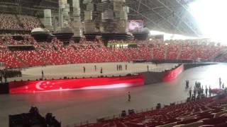 NDP 2016  NE1 Contingent March In  Rehearsal [upl. by Niko]