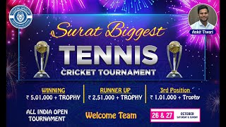 Final Day  All India Open Surat Biggest Tennis Cricket Tournament 2024 [upl. by Odawa634]