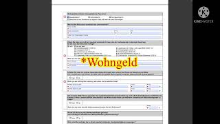 Antrag auf Wohngeld  Antragsformular  Einfacher Weg [upl. by Primalia936]