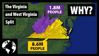 Why The United States Has Two Virginias Virginia and West Virginia [upl. by Steinway]