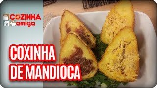 Coxinha de Massa de Mandioca  Chef Gabriel Barone  Cozinha Amiga 170317 [upl. by Ispep]