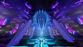 Space Theme Party Bar 3D Lighting Design Scheme Bar Lighting Engineering Design [upl. by Tigram841]