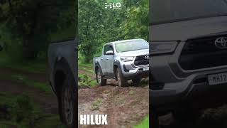 Isuzu Cross vs Toyota Hilux OffRoad Challenge  LearnOffroad shorts offroadskills [upl. by Oderf]