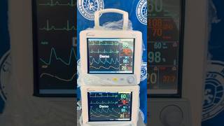 Demo Datascope Trio Cardiac Monitor 4 Parameters NIBP Sop2 ECG TEMP Whatsapp 923144979509 [upl. by Gilliette]