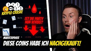 KRYPTO CRASH 💥 Diese 5 Coins habe ich JETZT nachgekauft Marktupdate [upl. by Statis]