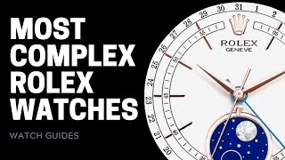 Most Complex Rolex Watches  SkyDweller Yachtmaster II Cellini Moonphase  Rolex Watches [upl. by Grobe427]