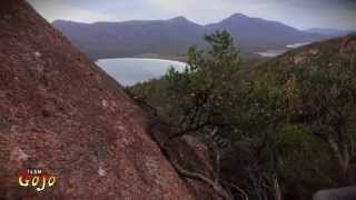 Steadicam Walk to Wineglass Bay Freycinet Peninsular Tasmania [upl. by Anitsyrc]