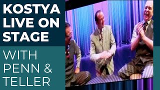 Kostya Kimlat LIVE in Las Vegas with Penn amp Teller [upl. by Nellak]