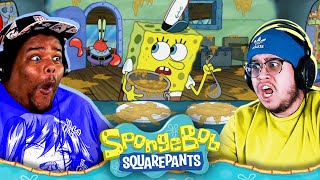 SpongeBob Season 7 Episode 3 amp 4 GROUP REACTION [upl. by Faustena688]