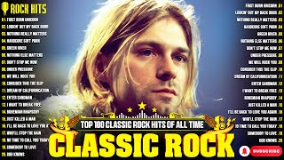 Best Classic Rock Of 70s 80s 90s🔥Aerosmith Nirvana ACDC Queen Bon Jovi Scorpions Guns N Roses [upl. by Frame]