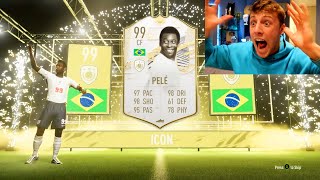 W2S GETS PRIME PELE IN THE LUCKIEST FIFA 21 PACK OPENING [upl. by Nemhauser]