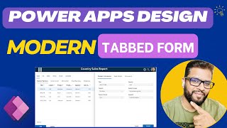 How to build Modern Tabbed Form in Power Apps powerapps sharepoint design tablist [upl. by Ynaffet]