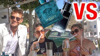 Dior Sauvage Vs Versace Eros Fragrance Battle [upl. by Kristie]