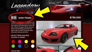 GTA 5 Online  NEW JESTER CLASSIC quotSUPRAquot RELEASED TOMORROW GTA 5 DLC [upl. by Kuska56]