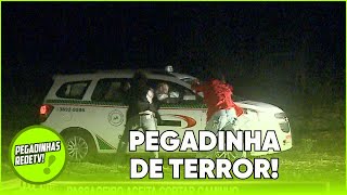 TAXISTA FAZ ATALHO ASSUSTADOR E SURPREENDE PASSAGEIROS COM PEGADINHA NA RUA [upl. by Osner]