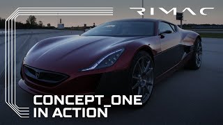 Rimac Automobili ConceptOne in action  teaser [upl. by Lammaj]