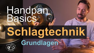 Handpan lernen  Schlagtechnik Grundlagen  Handpan Tutorial für Anfänger [upl. by Lindgren]