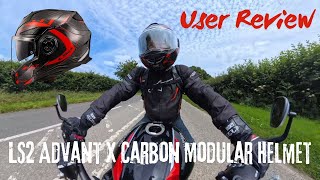 LS2 Advant X Carbon Modular Motorcycle Helmet  InDepth User Review  Is It Worth the Hype [upl. by Niawtna130]