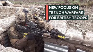 Why trench warfare is no longer a thing of the past for British Army [upl. by Mordy]