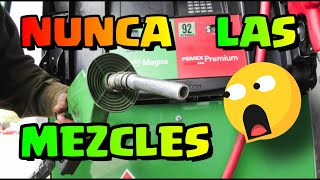 QUE LE PASA A MI COCHE SI MEZCLO GASOLINA MAGNA Y PREMIUM [upl. by Nealson]