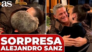 ALEJANDRO SANZ sorprende a su hija en su graduación [upl. by Corrina]