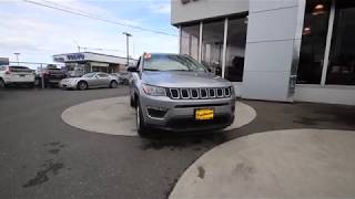 2017 Jeep Compass Sport  Billet Silver  HT646926  Mt Vernon  Skagit [upl. by Mauri]