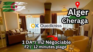 Ouedkniss Algerie Alger Cheraga appartement F2 Negociable [upl. by Aneen]