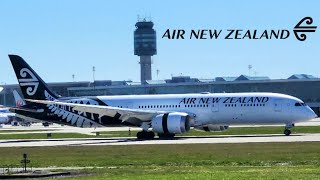 Air New Zealand B7879 Dreamliner landing at Vancouver International Airport  YVR Flights [upl. by Asante715]