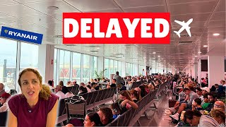 MISERY at Palma Airport as STORMS GROUND FLIGHTS in Mallorca [upl. by Einial]