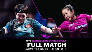 FULL MATCH  Doo Hoi Kem vs Shin Yubin  WS R16  WTTMontpellier 2024 [upl. by Ellezig]