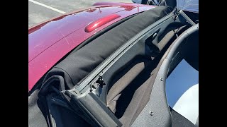 2004 Ford Thunderbird Convertible Top Operation [upl. by Ornstead]