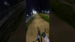 Night BMX track ride ✨️ mtb pumptrack dirtjumper mtblife anatolybrv [upl. by Eiderf]