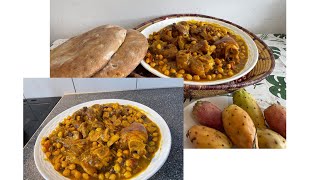 Authentiek Marokkaans recept koeienpoten وصفة مغربية أصيلة أقدام البقر [upl. by Sapphira]