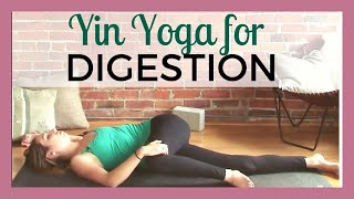 30 min Yin Yoga for Digestion  Reduce Bloating amp Cramps [upl. by Paulo5]