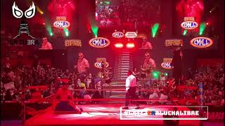 91 Aniversario CMLL Arriban al cuadrilátero Hechicero Esfinge Euforia y Valiente [upl. by Ahseet370]