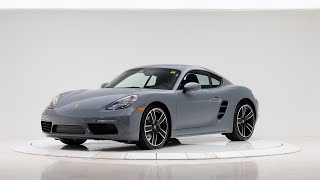 2024 Porsche 718 Cayman Arctic Grey  P7337 [upl. by Placidia]